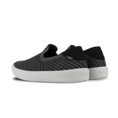 Women's Boardwalk Slip-On - Dark Grey/Black Zigzag