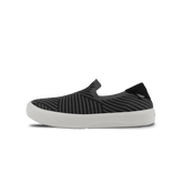 Women's Boardwalk Slip-On - Dark Grey/Black Zigzag