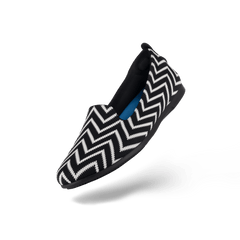 Women's Market Flat - Black/Light Dune Chevron